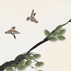 two birds